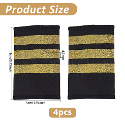 Polyester Pilot Epaulettes&nbsp;DIY-WH0248-730A