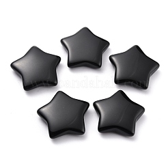 天然＆合成混合天然石ビーズ  穴がない  スター  31x30.5x8~8.5mm&nbsp;G-O196-11B