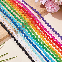 65M 13 Colors Polyester Wave Ribbon&nbsp;OCOR-AR0001-94