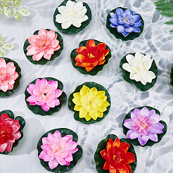 16Pcs 8 Colors EVA Artificial Lotus&nbsp;DIY-FH0010-33