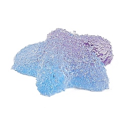 樹脂カボション  模造キャンディー  ツートン  グラデーションカラー  スター  紺碧  17x18x6mm&nbsp;X-CRES-Y001-02A-03