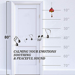 Glass Wind Chimes&nbsp;HJEW-WH0042-90B