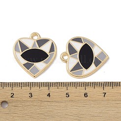 Rack Plating Alloy Enamel Pendants&nbsp;FIND-I038-09