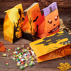 20Pcs 5 Styles Halloween Candy Paper Bags&nbsp;ABAG-TA0001-39