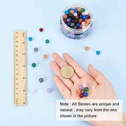 200Pcs DIY Natural & Dyed Malaysia Jade Beaded Stretch Bracelet Making Kits&nbsp;DIY-SC0014-77