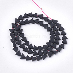 Spray Painted Non-magnetic Synthetic Hematite Beads Strands&nbsp;G-T116-15-17
