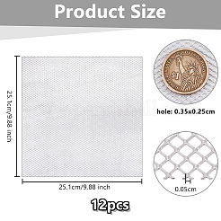 アルミメッシュ  正方形  251x251x0.5mm&nbsp;AJEW-WH0695-049A