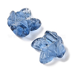 Transparent Spray Paint Glass Beads&nbsp;GLAA-Z011-06E