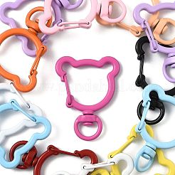 14Pcs Spray Painted Eco-Friendly Alloy Swivel Snap Hook Clasps&nbsp;FIND-FS0004-59