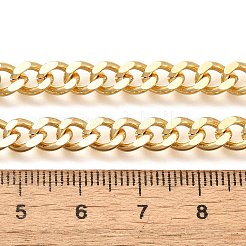 Brass Cuban Link Chain Necklaces for Women&nbsp;NJEW-U022-01G