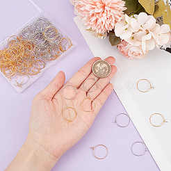 200Pcs 2 Colors Brass Wine Glass Charm Rings&nbsp;KK-SP0001-32A