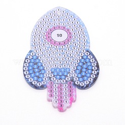 DIY Universe Series Diamond Painting Keychains Kits&nbsp;DIY-WH0259-11