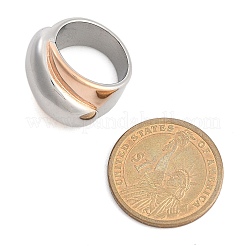 304 Stainless Steel Wide Finger Ring for Unisex&nbsp;RJEW-Z076-03P-04