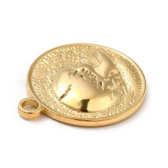 Ion Plating(IP) 201 Stainless Steel Pendants&nbsp;STAS-H172-07G