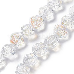 Electroplate Glass Beads Strands&nbsp;EGLA-L040-AB01