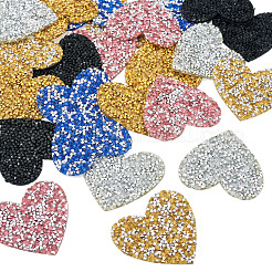 Polyester Hotfix Rhinestone Iron on Patches Applique Patch&nbsp;FIND-TA0002-53D