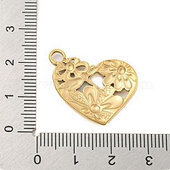 304 Stainless Steel Pendants&nbsp;STAS-L080-022G