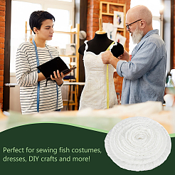 5 Yards Folded Polyester Pleated Ribbon&nbsp;OCOR-FG0002-13