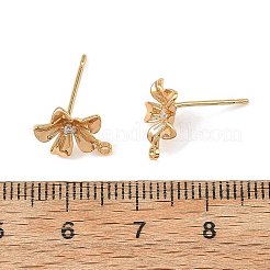 SHEGRACE Brass Micro Pave Cubic Zirconia Earring Stud Earring Findings&nbsp;XGRQ6M743-909G