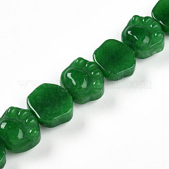 Dyed Natural Malaysia Jade Beads Strands&nbsp;G-M108-A13-01