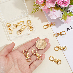 10Pcs Alloy Swivel Lobster Claw Clasps&nbsp;FIND-HY0005-47G