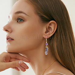 20Pcs Rough Natural Amethyst Pendants&nbsp;G-BM0001-02