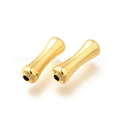 真鍮ビーズ  長持ちメッキ  カドミウムフリー＆鉛フリー  コラム  ゴールドカラー  9x3.5x3.5mm  穴：1.8mm&nbsp;KK-M312-16G