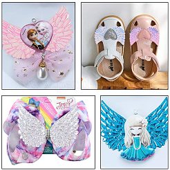 Glittery Angel Wings Patches&nbsp;DIY-PH0026-30