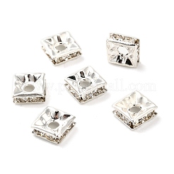 Brass Rhinestone Spacer Beads&nbsp;KK-I362-01C-01S