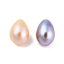 ナチュラルケシパールビーズ  淡水真珠  片穴  ライス  ミックスカラー  8~10x6.5~7mm  穴：0.8mm&nbsp;PEAR-N020-07A