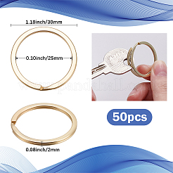 50Pcs Alloy Double Loops Jump Rings&nbsp;FIND-SP0005-48