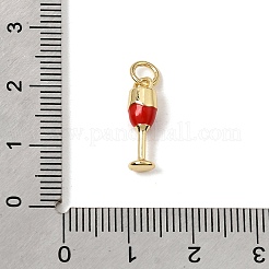 Brass Enamel Pendants&nbsp;KK-CBA960E-02A-G