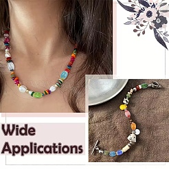 54Pcs 9 Colors Handmade Millefiori Lampwork Beads&nbsp;LAMP-YW0004-20