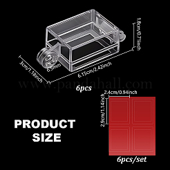 6Pcs PVC Power Push Button Switch Cover&nbsp;FIND-GA0008-85