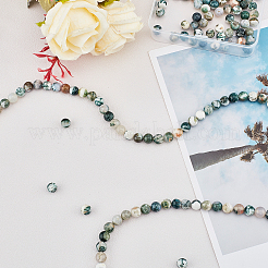Natural Tree Agate Beads Strands&nbsp;G-OC0001-55