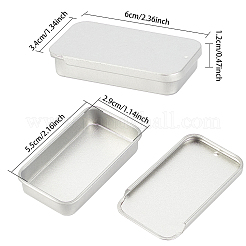 Empty Slide Top Tinplate Box&nbsp;LS-CON-WH0076-74S