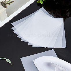 DIYヒューズビーズに使用する長方形アイロンペーパー150枚  ホワイト  240x177x0.07mm&nbsp;DIY-BC0016-82