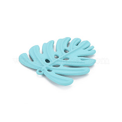 Spray Painted Alloy Pendants&nbsp;PALLOY-T077-117E-RS