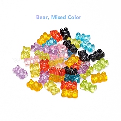 40Pcs 8 Colors Resin Cabochons&nbsp;CRES-YW0001-02