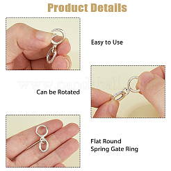 1Pc 925 Sterling Silver Swivel Clasps&nbsp;STER-HS0001-24B