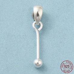 925 Sterling Silver Pendant Bails&nbsp;STER-P048-01A-S