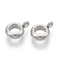 Tarnish Resistant 201 Stainless Steel Tube Bails&nbsp;STAS-T047-14