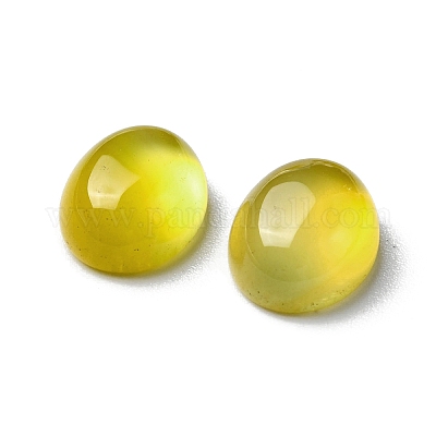 Natural Yellow Agate Cabochons&nbsp;G-A029-01-01-1