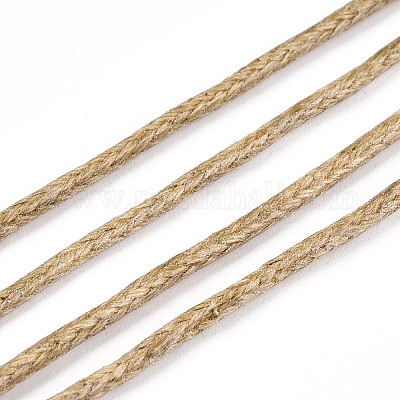 ワックスコットンコード  淡い茶色  1.5mm  約360ヤード/バンドル（330m /バンドル）&nbsp;YC-S007-1.5mm-278-1