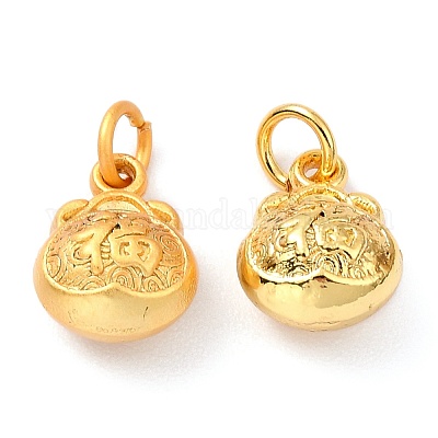 Brass Charms&nbsp;ZIRC-I054-30-1