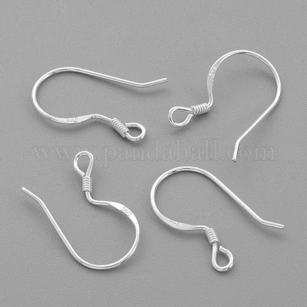 Sterling Silver Earring Hooks STER-G011-15-1