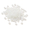 Transparent Glass Beads, Faceted, Bicone, WhiteSmoke, 3.5x3.5x3mm, Hole: 0.8mm, 720pcs/bag.