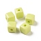 Opaque Acrylic Beads, Cube, Dark Khaki, 12.2x12.2x12.2mm, Hole: 3.7mm, about 288pcs/500g