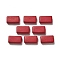 Opaque Acrylic Beads, Rectangle, FireBrick, 18.5x10x6mm, Hole: 2mm, about 450pcs/500g