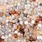 Mixed Style Glass Beads, Round, Mixed Color, 8~10mm